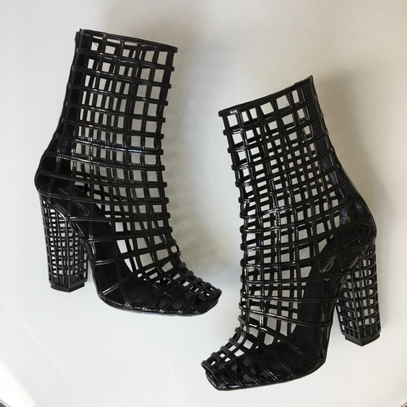 Yves Saint Laurent Shoes - YSL cage booties